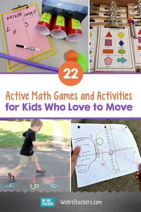 35 Active Math Games and Activities for Kids Who Love To Move.